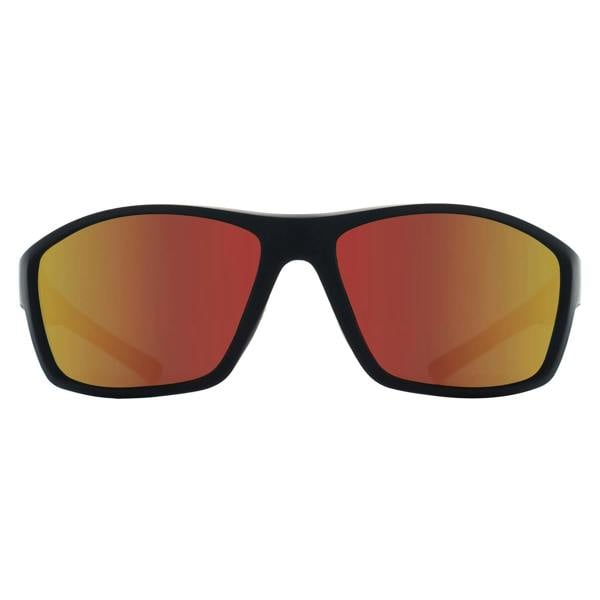 Relay Wrap Unisex Matte Black and Red Red Revo Polarized Fastlane Sunglasses