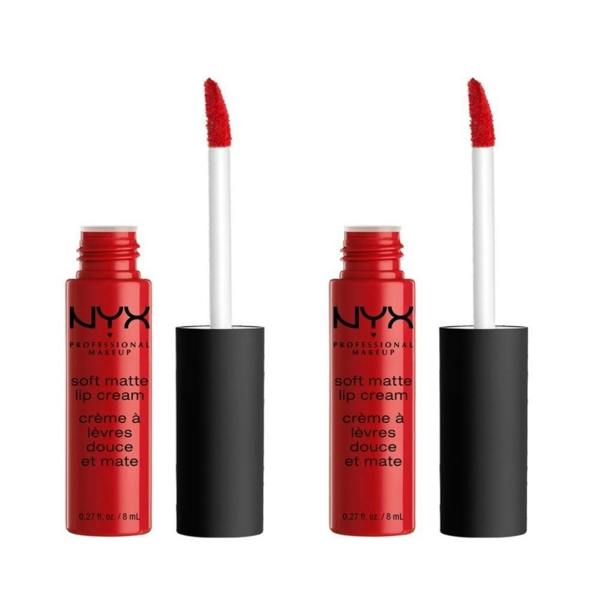 NYX Cosmetics 2 x NYX Soft Matte Lip Cream 8ml  - Amsterdam