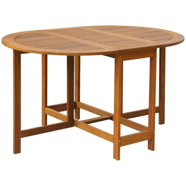 Berkfield 5 Piece Folding Outdoor Dining Set Solid Acacia Wood