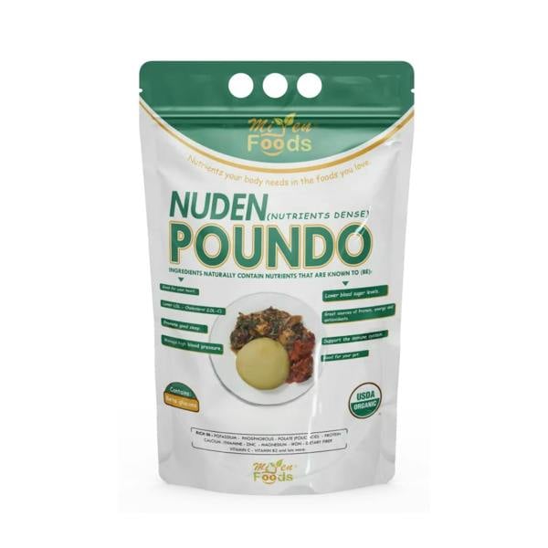 smartbies Nuden Poundo 100% Organic Plant Based Poundo/Swallow/Fufu For Healthy Living