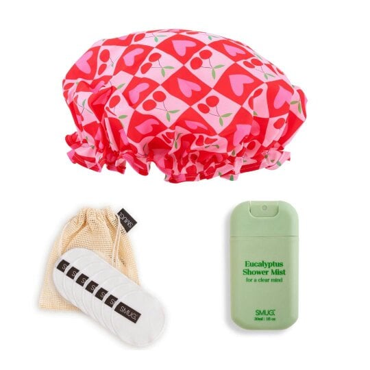 Shower & Spa Set - Various Prints - Sweet Cherry
