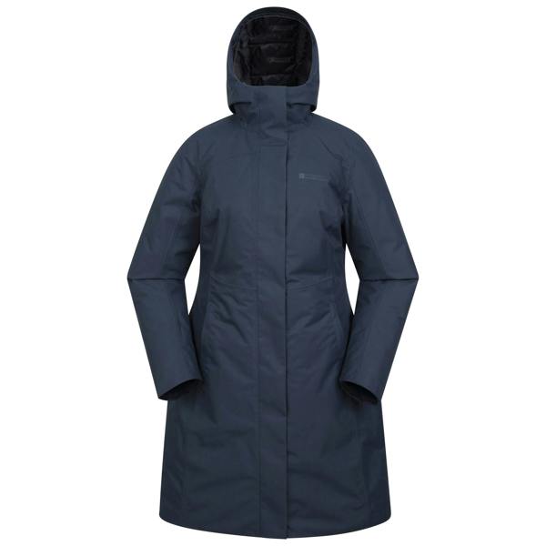 Mountain Warehouse Womens/Ladies Polar Down Long Length Hybrid Jacket - Blue - 