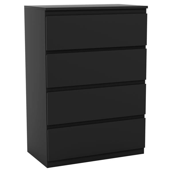 Vida Designs Denver 4 Drawer Chest, Black