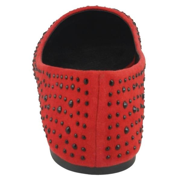 Spot On Ladies Spot On Flat Diamante Ballerinas