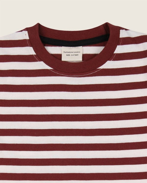 Organic cotton Multicolour Stripe And Plain T-Shirt - 2 Pack - image 2