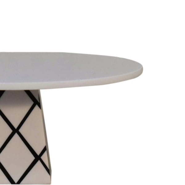 Artisan Furniture White Resin Cake Stand