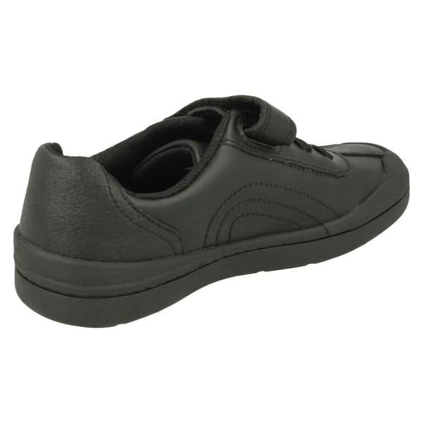 Clarks Boys Clarks Football Detailed School Shoes Rock Pass