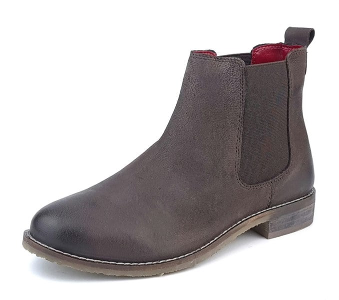 Frank James Aintree Ladies Leather Nubuck Chelsea Pull On Boots