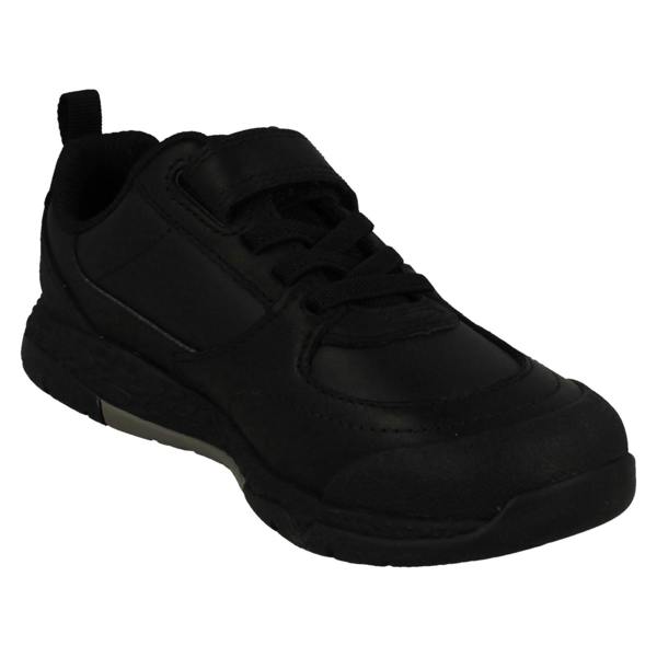 Clarks Boys Clarks Hook And Loop Fastening School Shoes Steggy Stride K