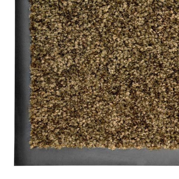 Berkfield Doormat Washable Brown 60x90 cm