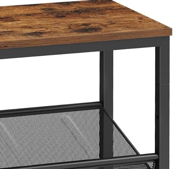 Modcraft 4-Tier Metal Shoe Rack with Adjustable Mesh Shelves