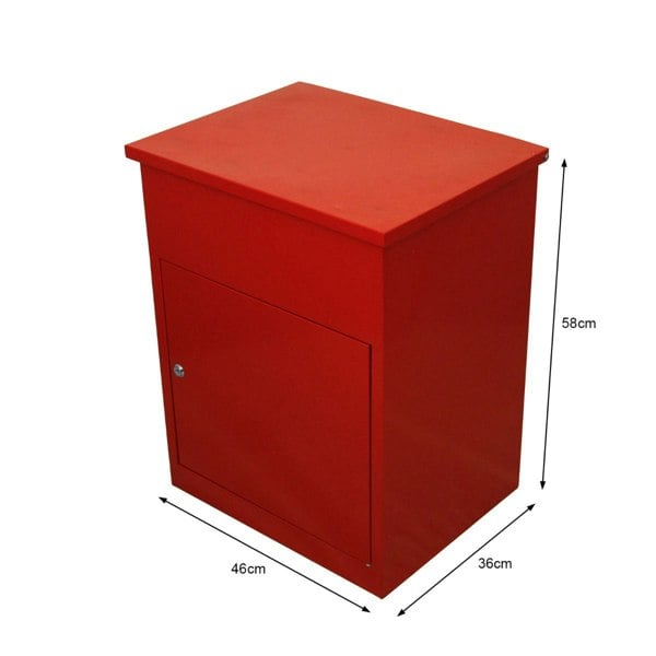 Monstershop Parcel Post Box - Red