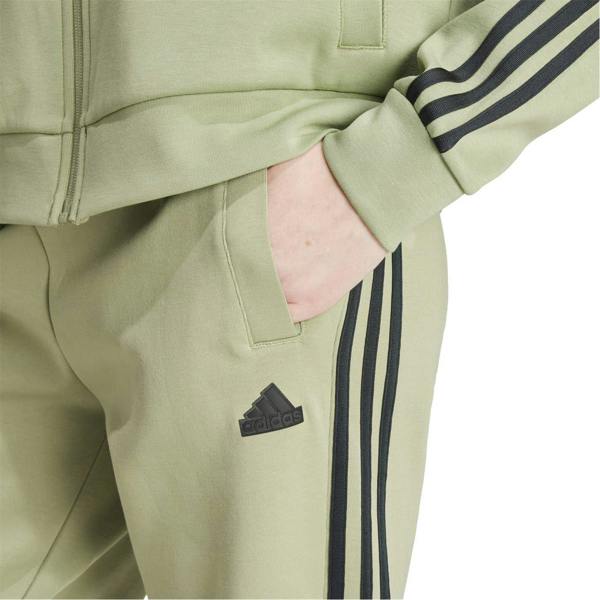 Adidas Womens/Ladies Future Icons 3 Stripes Jogging Bottoms - Green - 