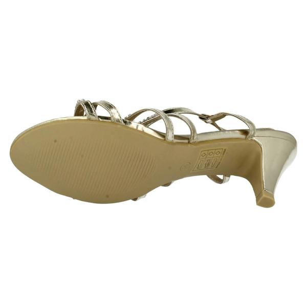 Anne Michelle Ladies Anne Michelle Diamante Detail Cross Over Heels