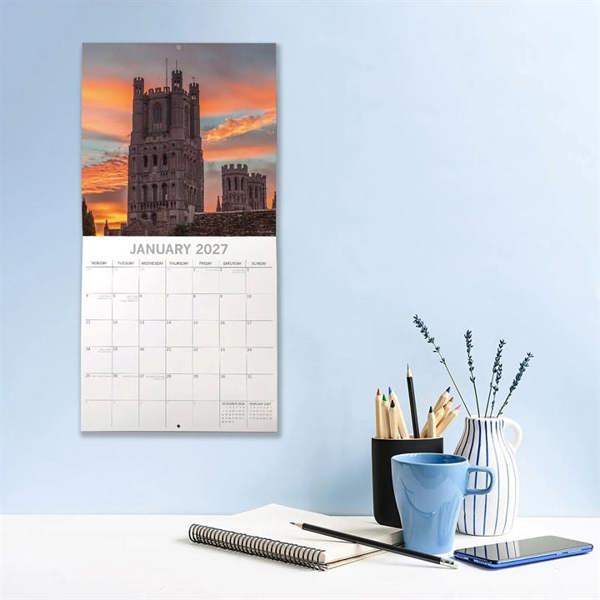East Anglia Calendar 2027, Wall Calendars, Month To View, Travel, Gift
