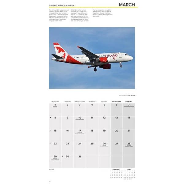 Flight, Modern Commercial Airliners Calendar 2027, Wall Calendars, Month To View, Transport, Gift