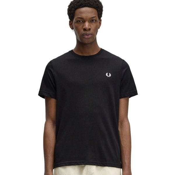 Fred Perry Crew Neck T-Shirt Black
