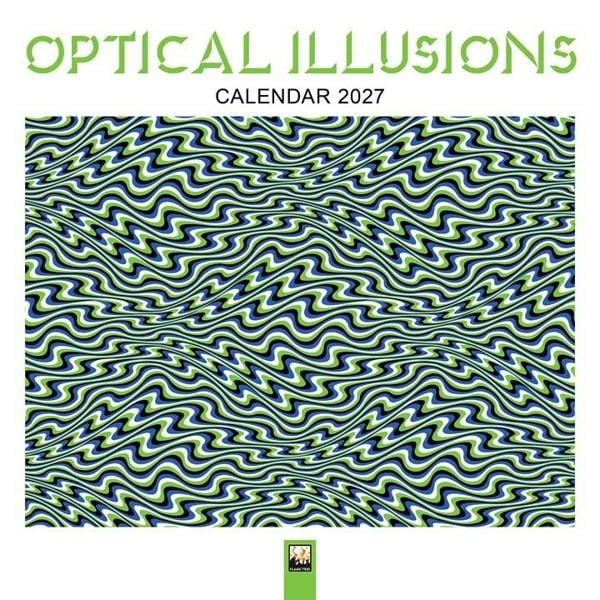 Optical Illusions Calendar 2027, Wall Calendars, Month To View, Art, Gift
