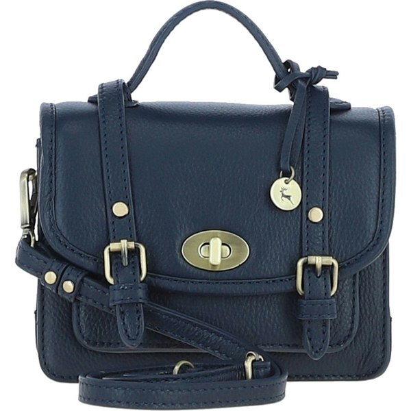 Stylish Real Leather Small Satchel Bag: y-61