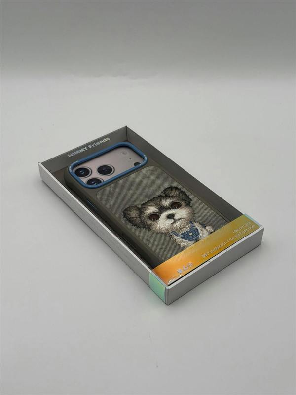 Nimmy Friends Nimmy Big Eye Cute Pet Yorkie Dog Case with MagSafe for iPhone 17 Pro Max 6.9" Grey Blue - N-XDY-IP17-PRO-MAX-027