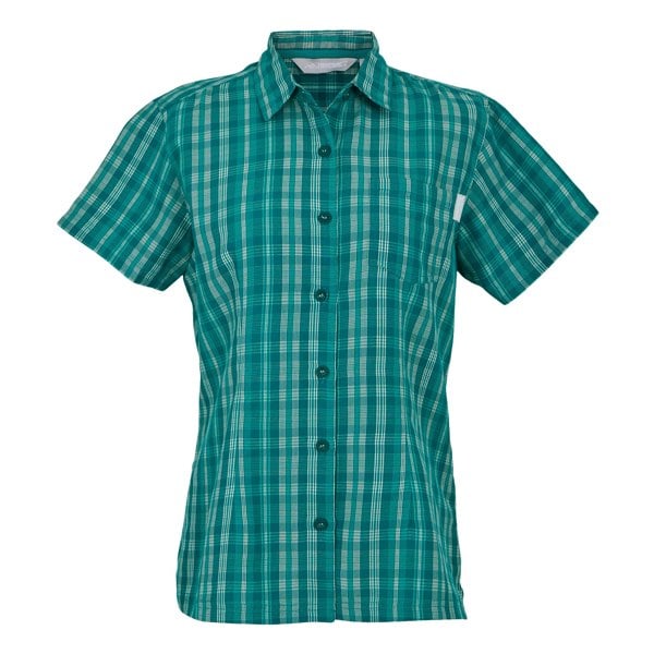 Regatta Womens/Ladies Mindano VIII Checked Short-Sleeved Shirt - Exotic Plume