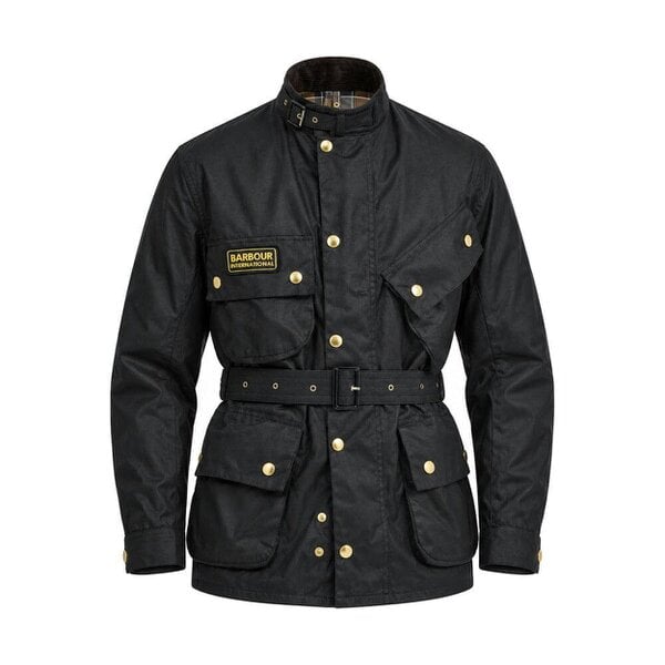 Barbour International Original Waxed Jacket Black