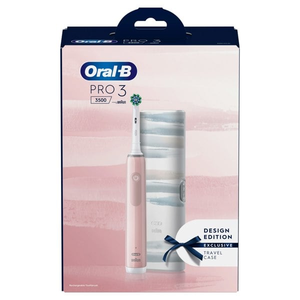 Oral-B Pro 3 3500 Electric Toothbrush - Pink