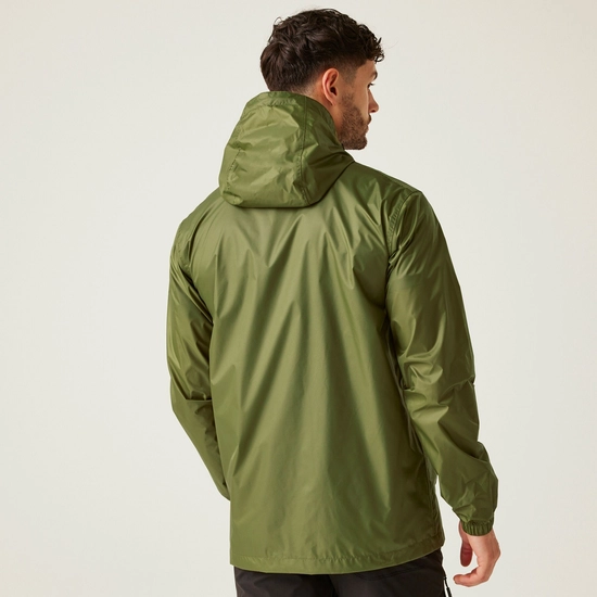 Regatta Mens Pack It III Waterproof Jacket - Nephrite Green