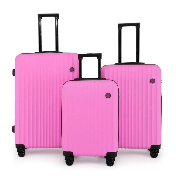 Infinity Luggage ABS Hard Shell Suitcase Luggage Set Travel Carry on Cabin Bag