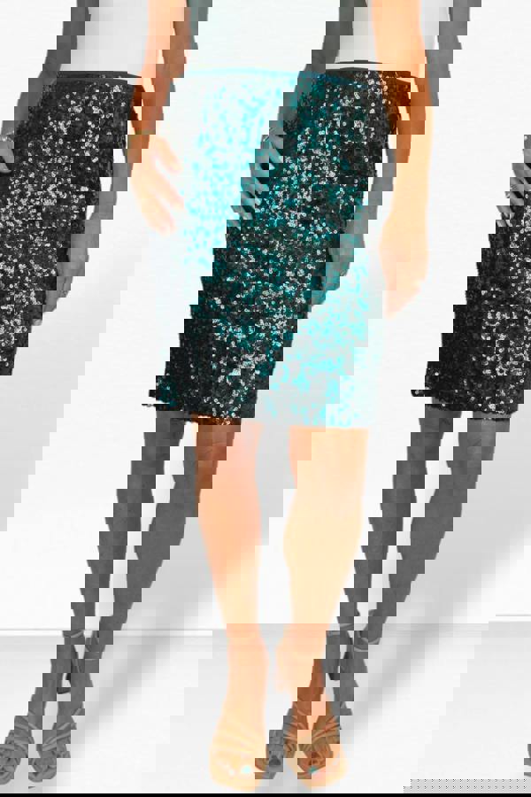 Paulo Due Women's Sequin Mini Skirt