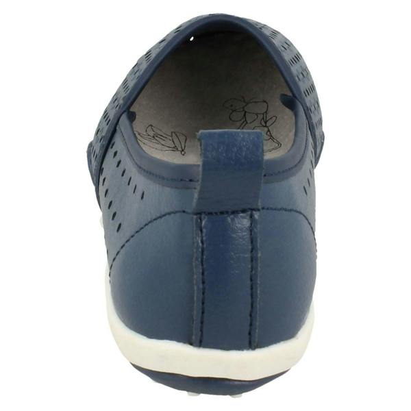 Down to Earth Ladies Down To Earth Flat Comfort Slip On Shoes