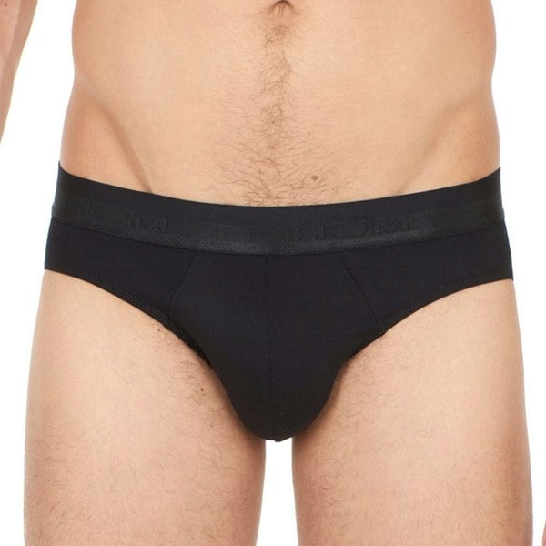 Hom CLASSIC Cotton Modal Mini Brief, Black