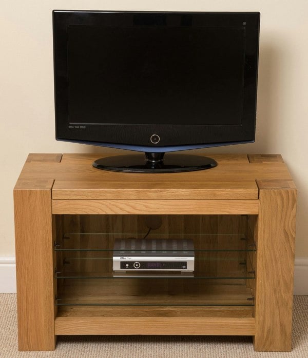 That's Furniture Kuba Solid Oak TV Unit with Storage