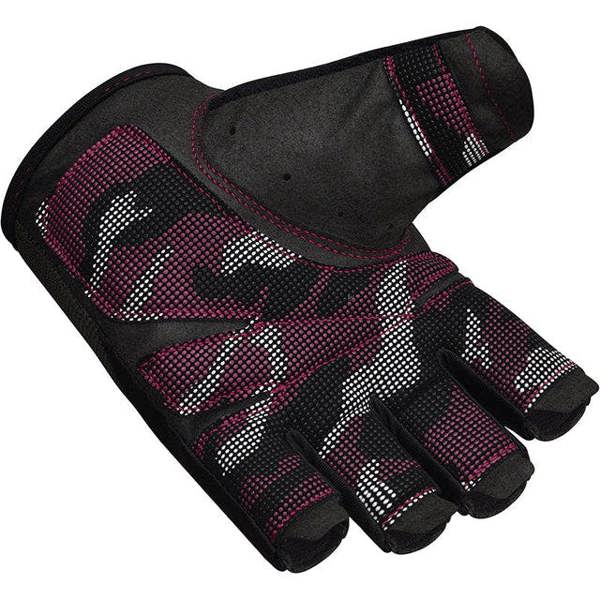 RDX Sports GYM TRAINING GLOVES T2 HALF PINK