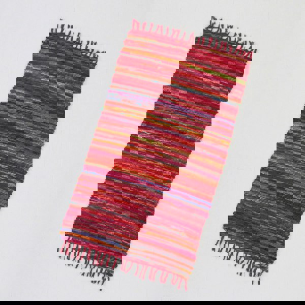 Paper High Multicoloured Recycled Rag Rug
