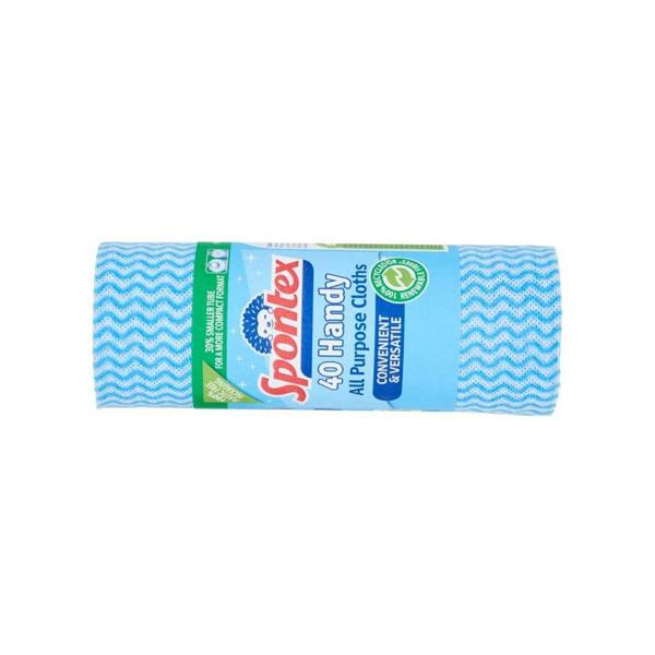 Spontex Handy All Purpose Cloth 40pk - One Colour - 