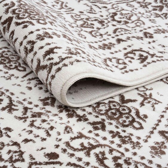 The Rugs Montana Cream Brown Rug | 3716
