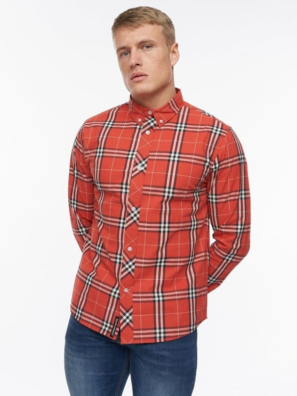 Bewley & Ritch Buford Shirt Red Check