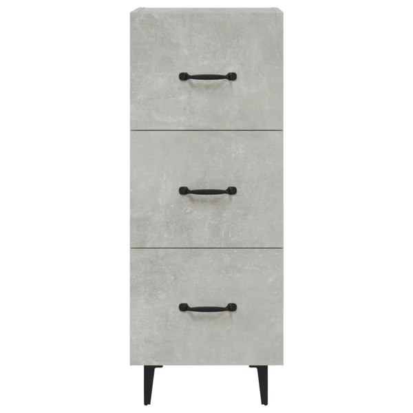 Berkfield Sideboard Concrete Grey 34.5x34x90 cm Engineered Wood