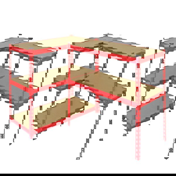 Monster Racking 5 x Z-Rax Red 90cm & Free Mallet