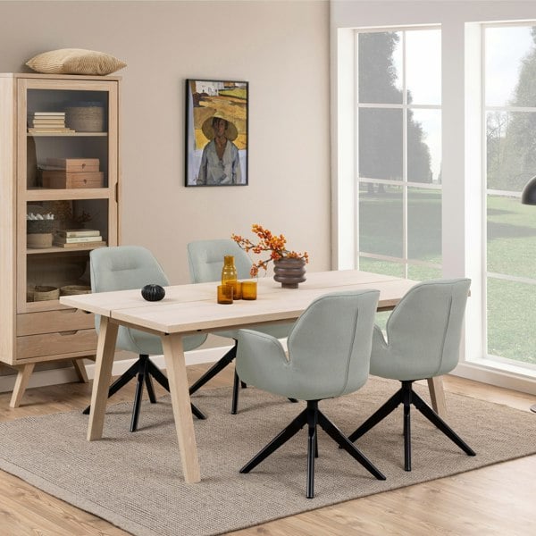 Furniture To Go A-Line Rectanglar Dining Table in White Oak