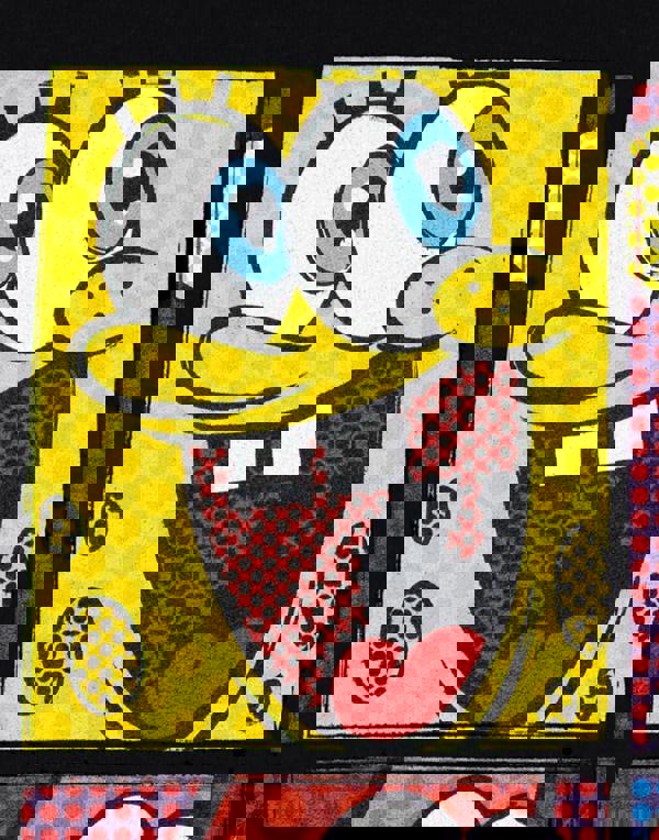 SpongeBob SquarePants Unisex Kids Black Pop Art Hoodie