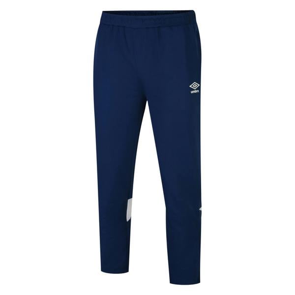 Umbro Mens Total Training Knitted Jogging Bottoms - Navy/White - 