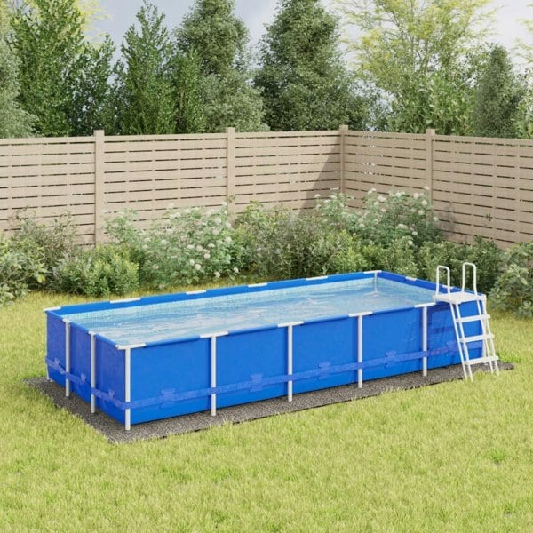 Berkfield Pool Ground Cloth Light Grey 550x280 cm Polyester Geotextile
