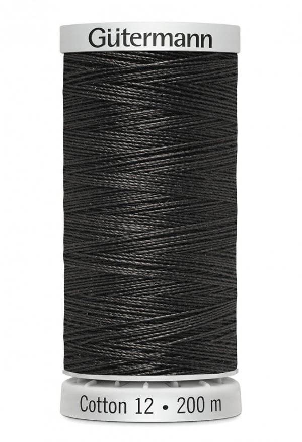 Gutermann No 12 Sulky Cotton Embroidery Thread 200m Cotton Thread Suitable For Embroidery