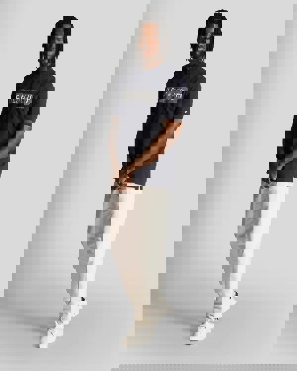 Lyle & Scott Vibrations Print Mens T-Shirt - Z271 Dark Navy