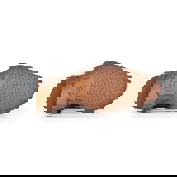 Justin Reess Flynn - Men's Black Patent Leather Brogue Shoes