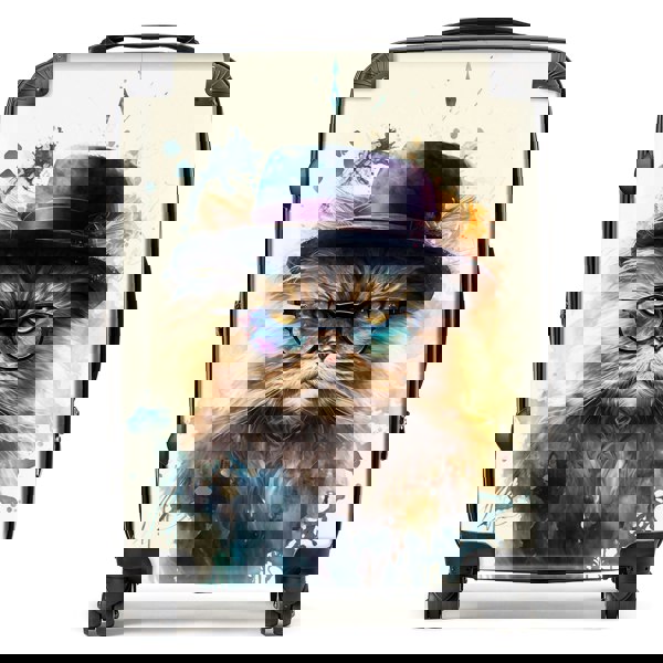 Warren Reed Persian Cat Splashart Suitcase