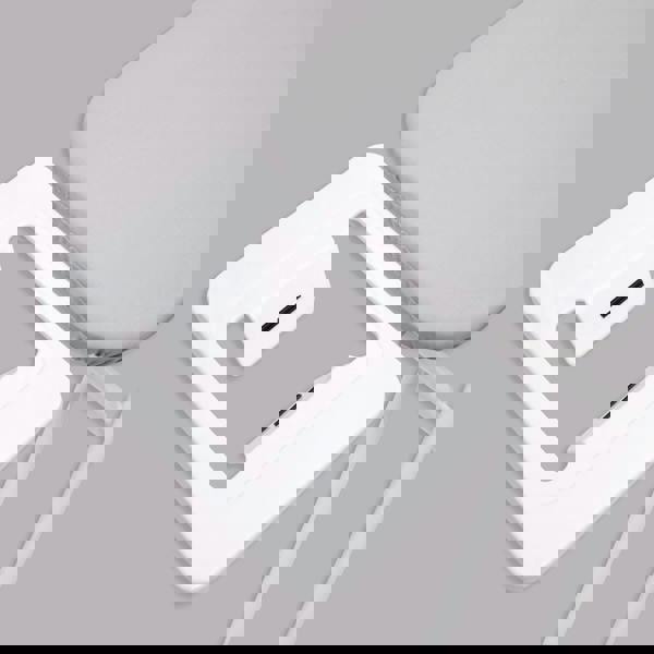 Gr8 Home Ironing Board Folding Adjustable Non Slip Feet And Iron Rack Grey White 110x34cm