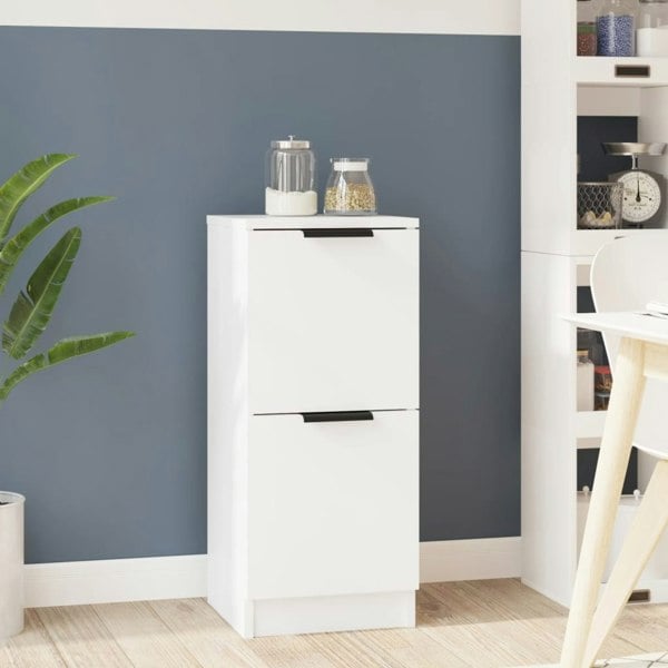 Berkfield Sideboard White 30x30x70 cm Engineered Wood